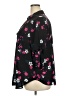 Torrid 100% Polyester Floral Black 3/4 Sleeve Blouse Size 2X Plus (2) - photo 5