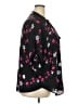 Torrid 100% Polyester Floral Black 3/4 Sleeve Blouse Size 2X Plus (2) - photo 4