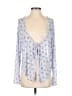 Lovesick Silver Long Sleeve Blouse Size 00 - photo 1