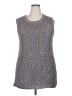 Ella Moss Gray Sleeveless Top Size XXL - photo 1