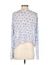 Lovesick Silver Long Sleeve Blouse Size 00 - photo 2