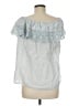Unbranded Gray Short Sleeve Blouse Size M - photo 2