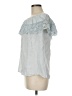 Unbranded Gray Short Sleeve Blouse Size M - photo 5