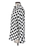 C. Wonder 100% Silk Polka Dots White Long Sleeve Silk Top Size S - photo 5