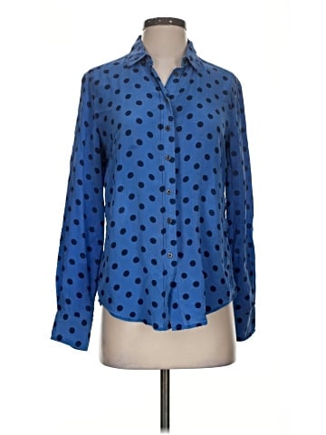 Joe Fresh Long Sleeve Silk Top (view 1)