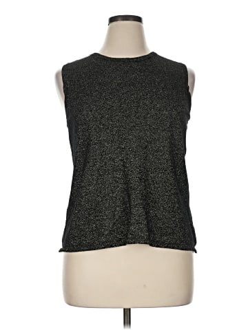 Carmen Marc Valvo Sleeveless T-Shirt (view 1)
