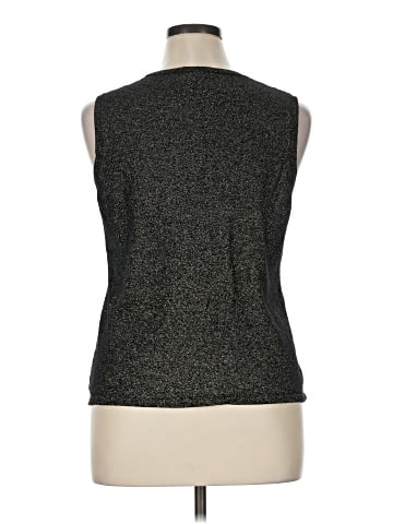 Carmen Marc Valvo Sleeveless T-Shirt (view 2)