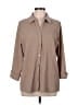Anne Klein Tan 3/4 Sleeve Blouse Size L - photo 1