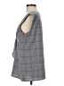Banana Republic 100% Polyester Gray Sleeveless Blouse Size S - photo 5