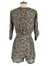 Charlie Jade 100% Silk Animal Print Tan Romper Size S - photo 2