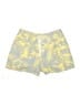 Free People Print Yellow Shorts Size 4 - photo 1