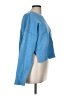 Double Zero Solid Blue Pullover Sweater Size M - photo 4