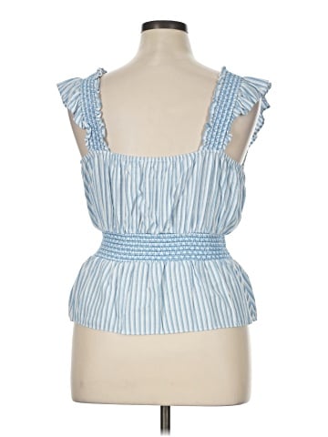 Skies Are Blue Sleeveless Blouse (view 2)