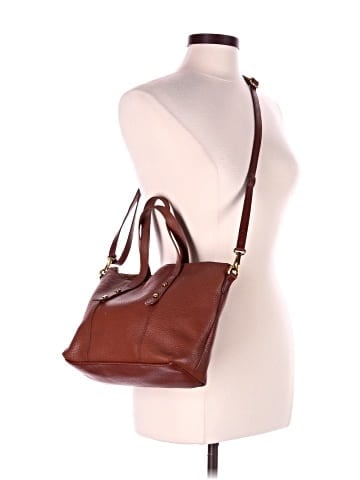 Fossil Leather Satchel (view 2)