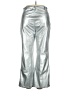 Boston Proper 100% Polyester Metallic Silver Casual Pants Size 14 - photo 2