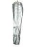 Boston Proper 100% Polyester Metallic Silver Casual Pants Size 14 - photo 5