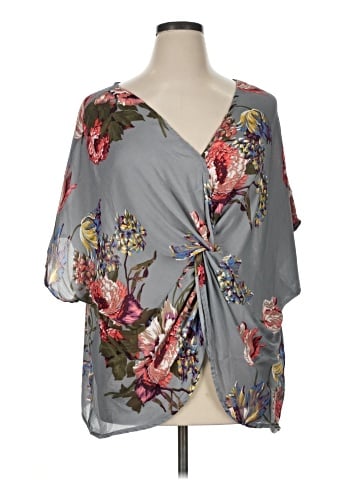Umgee 3/4 Sleeve Blouse (view 1)