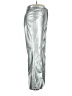 Boston Proper 100% Polyester Metallic Silver Casual Pants Size 14 - photo 4