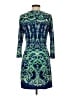 Akira Paisley Blue Cocktail Dress Size 2 - photo 2