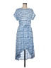 Just Be... Blue Casual Dress Size M - photo 1