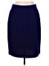 St. John Solid Blue Formal Skirt Size 12 - photo 1