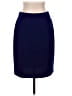 St. John Solid Blue Formal Skirt Size 12 - photo 2