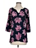 Escapada 100% Rayon Pink 3/4 Sleeve Blouse Size S - photo 1