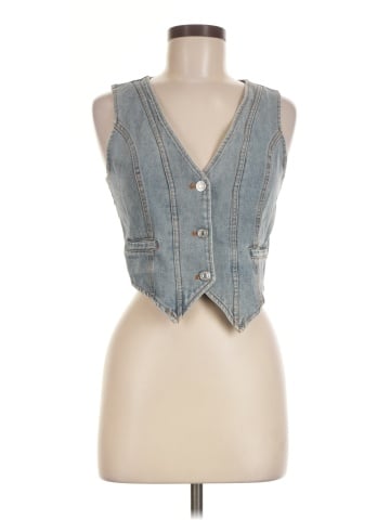 Unbranded Denim Vest (view 1)