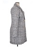 Aqua 100% Polyester Tweed Gray Coat Size XXL - photo 4
