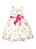 Chaps 100% Polyester Floral White Dress Size 6 - photo 2