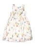 Chaps 100% Polyester Floral White Dress Size 6 - photo 1