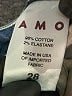 AMO Hearts Blue Jeans Size 28 waist - photo 8