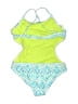 Vigoss Print Blue One Piece Swimsuit Size 14 - photo 2