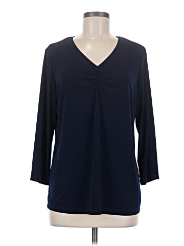 Susan Graver 3/4 Sleeve Blouse (view 1)