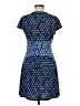 BCBGMAXAZRIA Argyle Blue Casual Dress Size M - photo 2