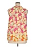 Rose + Olive 100% Polyester Orange Sleeveless Blouse Size XL - photo 2