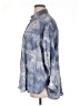 Old Navy Tie-dye Blue Long Sleeve Button-Down Shirt Size XL - photo 5