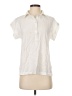 Blair 100% Rayon Ivory Short Sleeve Blouse Size XXS - photo 1