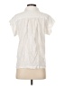 Blair 100% Rayon Ivory Short Sleeve Blouse Size XXS - photo 2