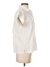 Blair 100% Rayon Ivory Short Sleeve Blouse Size XXS - photo 4