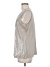 Simonton Says Silver Sleeveless Top Size M - photo 5