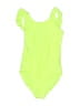 Gap Kids Solid Green One Piece Swimsuit Size M (kids) - photo 1