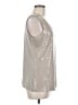 Simonton Says Silver Sleeveless Top Size M - photo 4