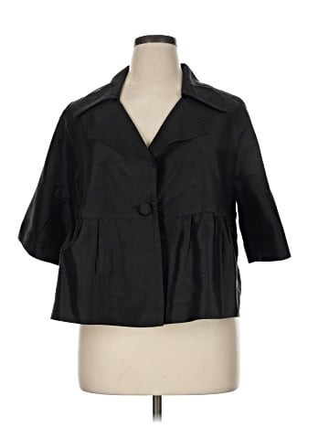 Karen Kane 3/4 Sleeve Silk Top (view 1)