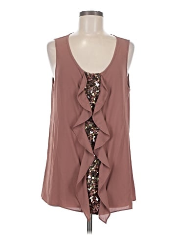 Kelly By Clinton Kelly Sleeveless Blouse (view 1)
