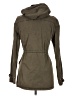 Apt. 9 100% Cotton Green Trenchcoat Size M - photo 2
