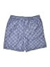 Merona 100% Polyester Checkered-gingham Blue Board Shorts Size L - photo 2