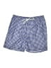 Merona 100% Polyester Checkered-gingham Blue Board Shorts Size L - photo 1