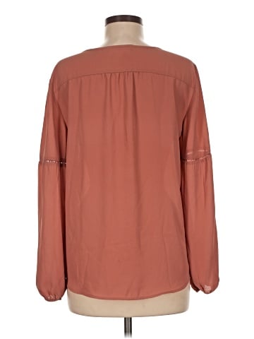 Pink Rose Long Sleeve T-Shirt (view 2)