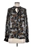 WAYF 100% Polyester Paisley Black Long Sleeve Blouse Size M - photo 1